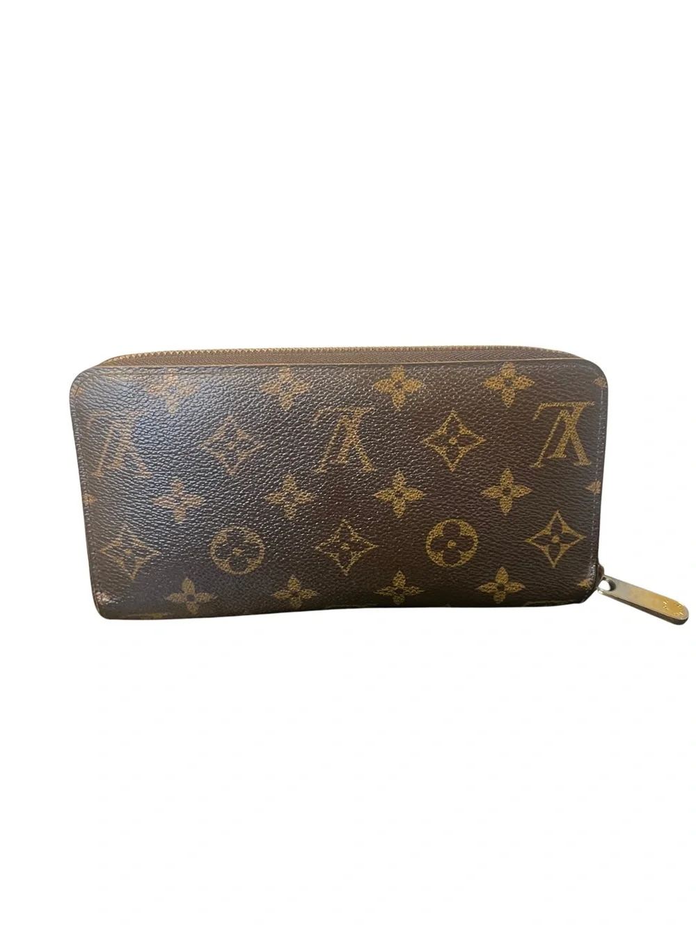 Louis Vuitton Brown Monogram Zip Wallet